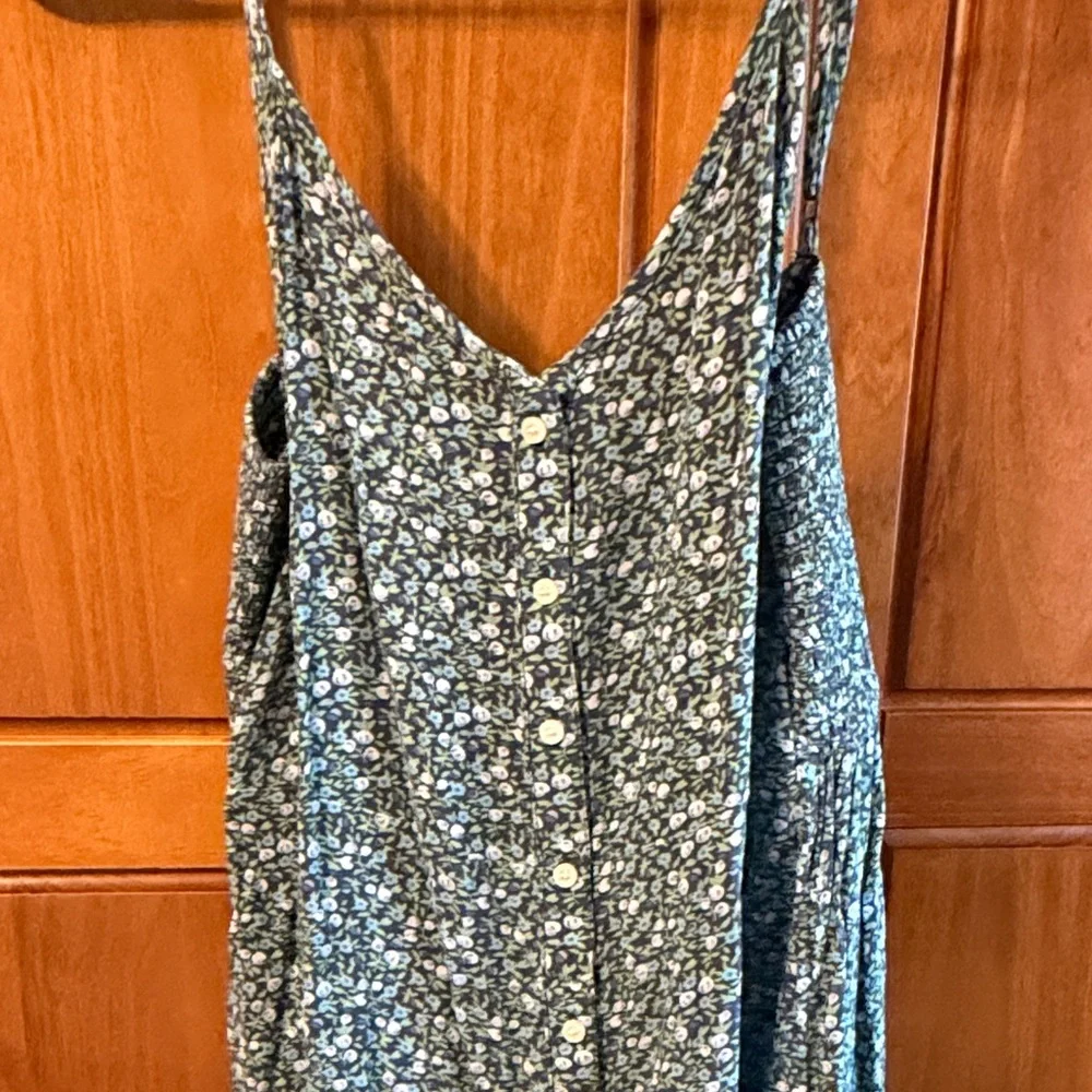 Aerie Blue and Green Patterned Top - Picture 3 of 4